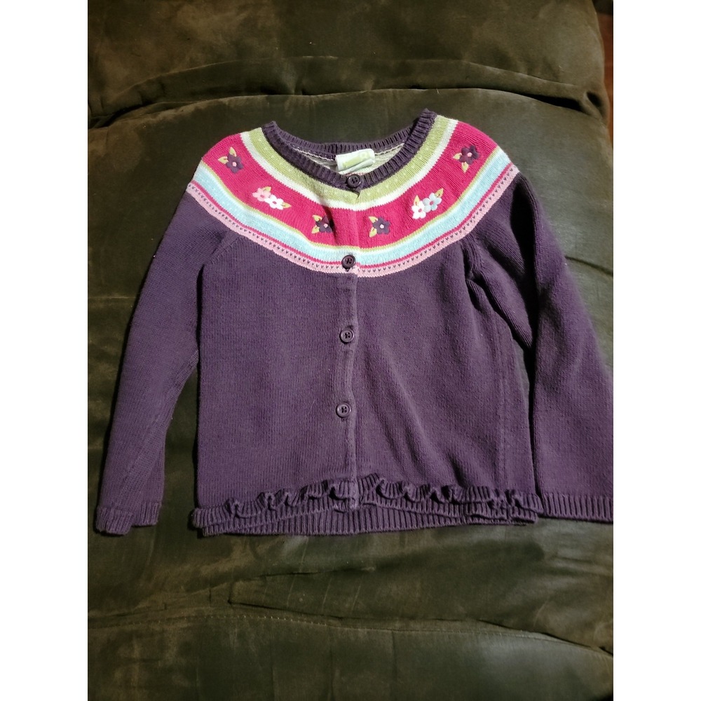 Crazy 8 pocketful of petals cardigan sweater size 5 years